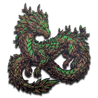 Grass Dragon Collectible Art Magnet