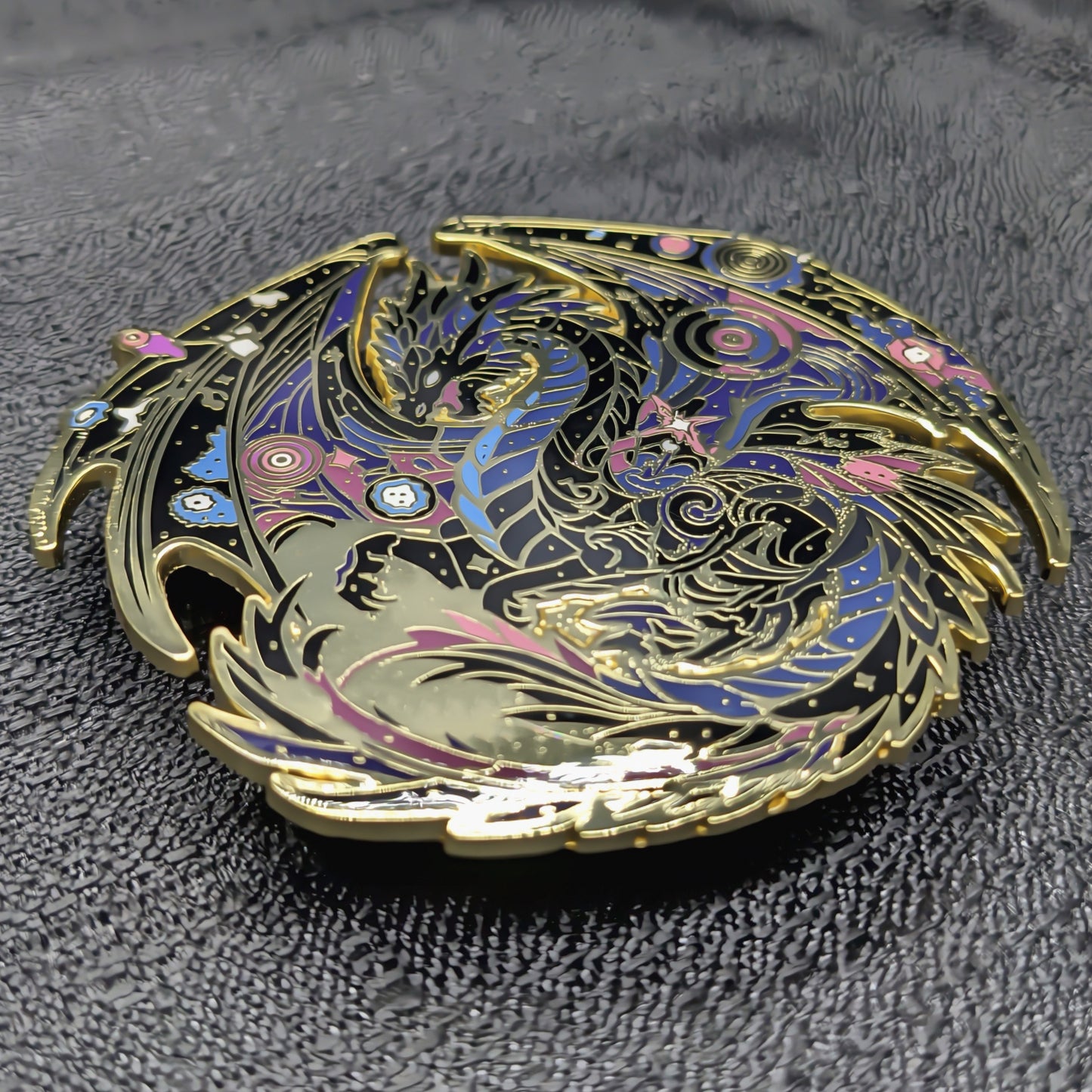 Atraxis, The Gravity Dragon Enamel Pin (Dragon Aspects Vol.1)