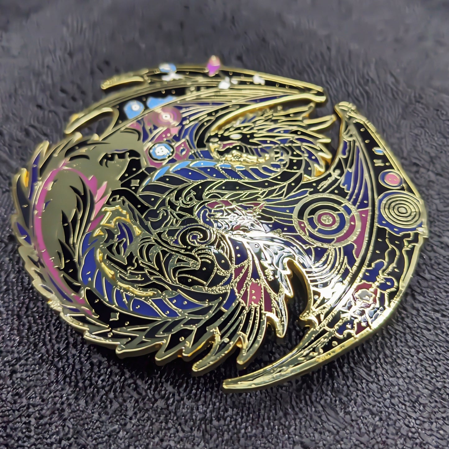 Atraxis, The Gravity Dragon Enamel Pin (Dragon Aspects Vol.1)