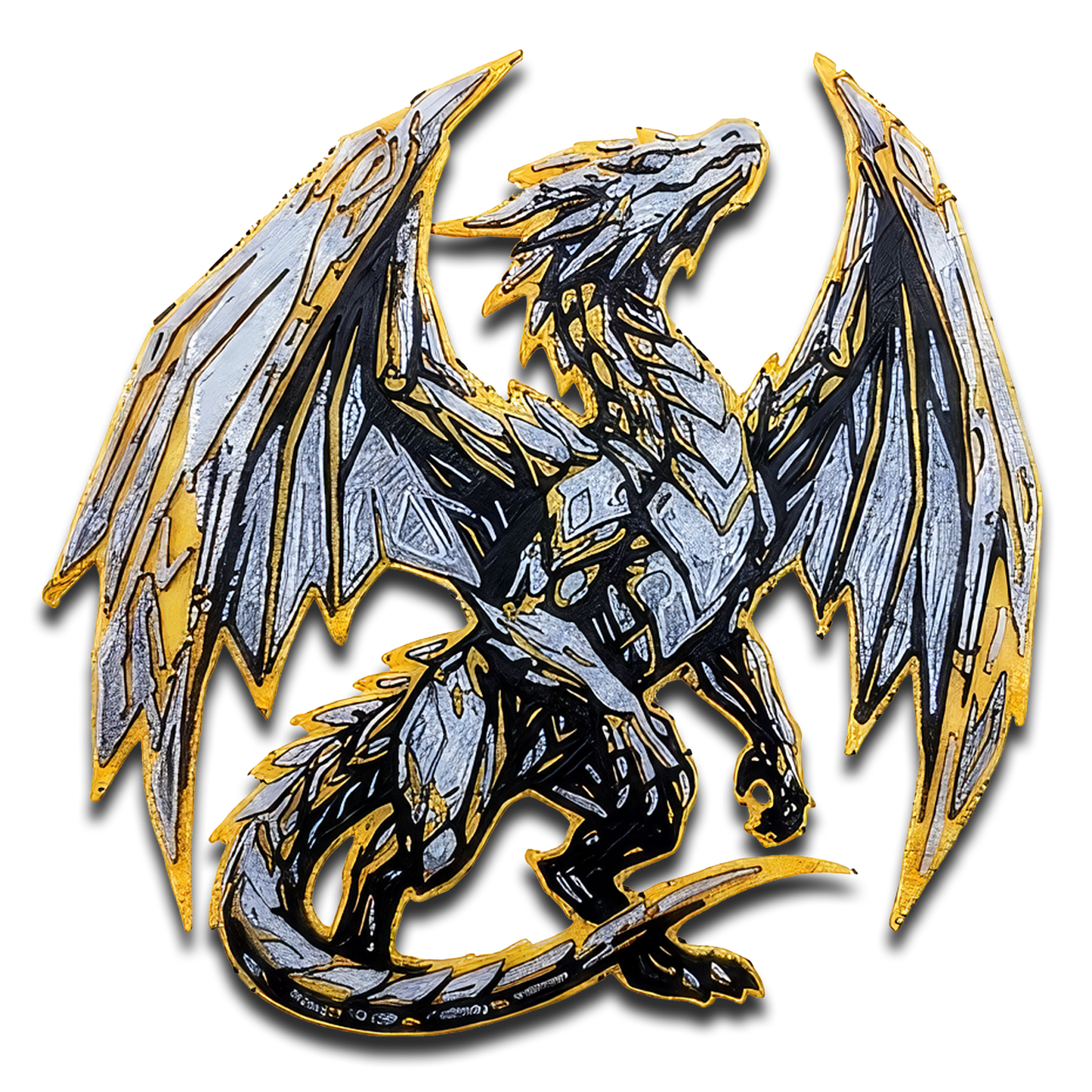Light Dragon Collectible Art Magnet