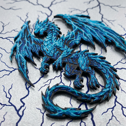 Lightning Dragon Collectible Art Magnet