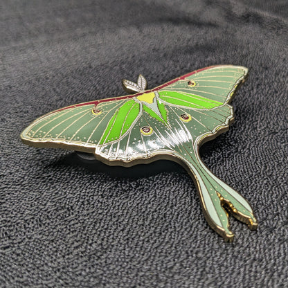 Luna Moth Enamel Pin