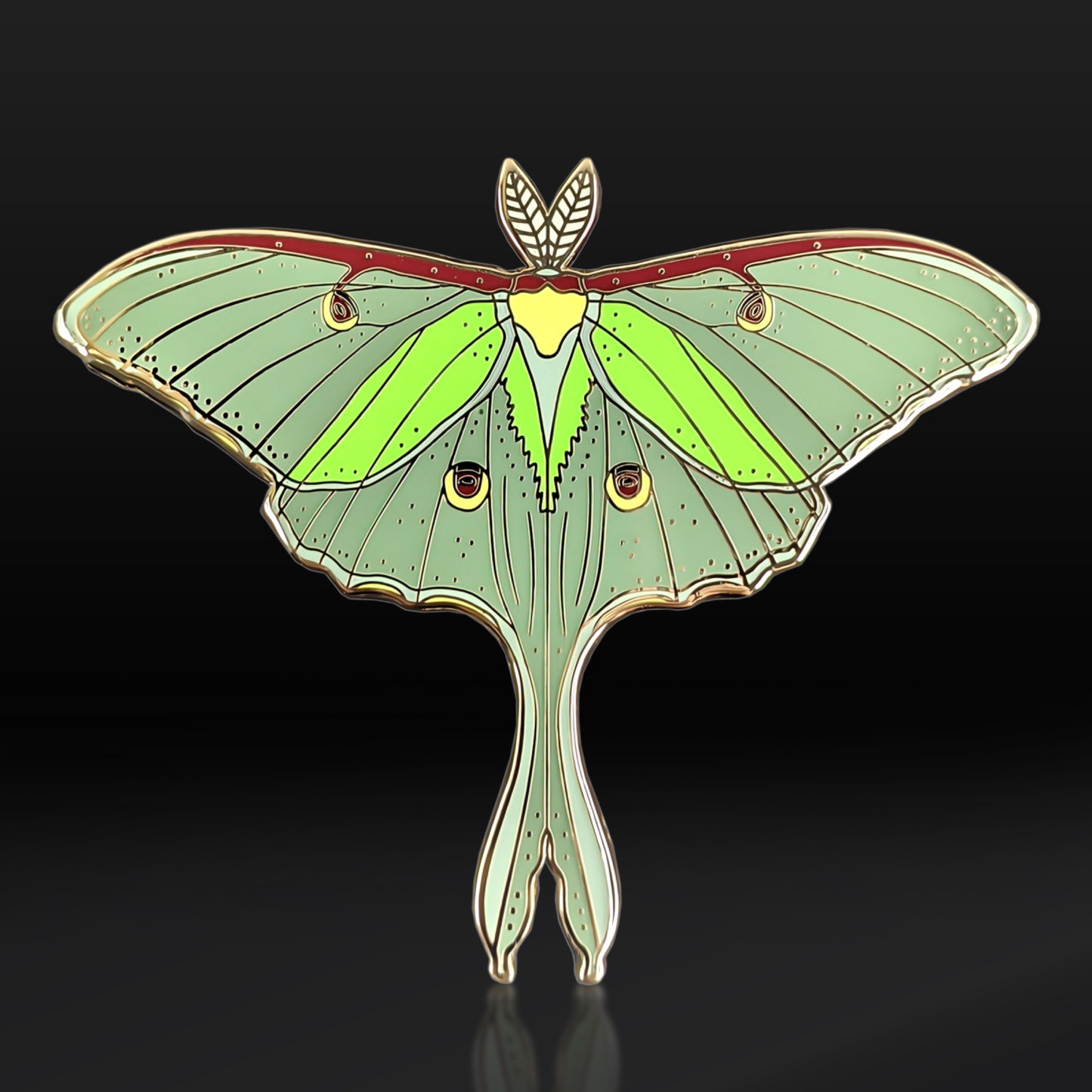 Luna Moth Enamel Pin