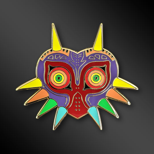 Majora's Mask enamel pin from The Legend of Zelda
