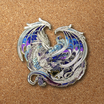 Nocthara, The Moon Dragon Enamel Pin (Dragon Aspects Vol.1)