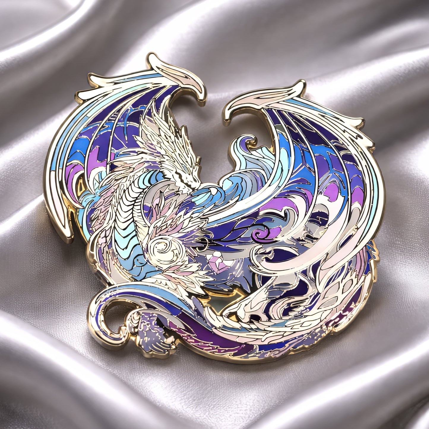 Nocthara, The Moon Dragon Enamel Pin (Dragon Aspects Vol.1)