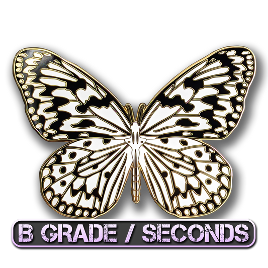 Paper Kite Butterfly Enamel Pin (B Grade)