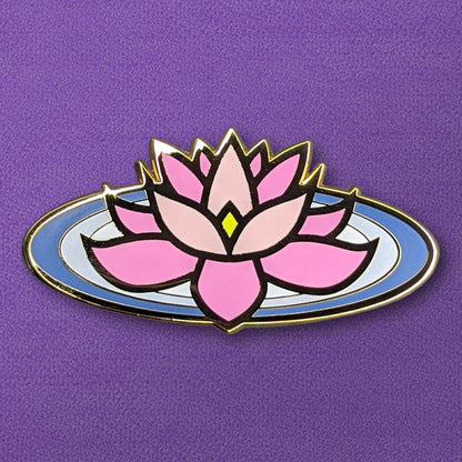 Pink Lotus Enamel Pin