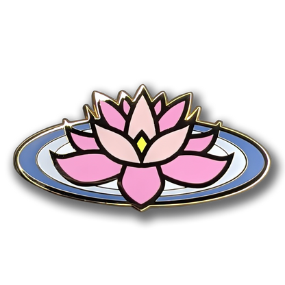 Pink Lotus Enamel Pin