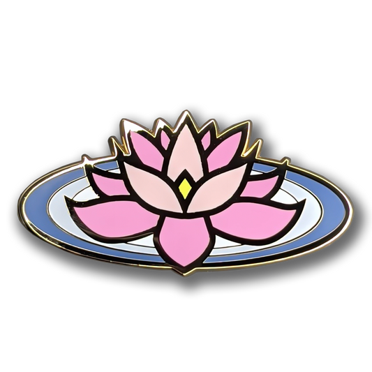 Pink Lotus Enamel Pin