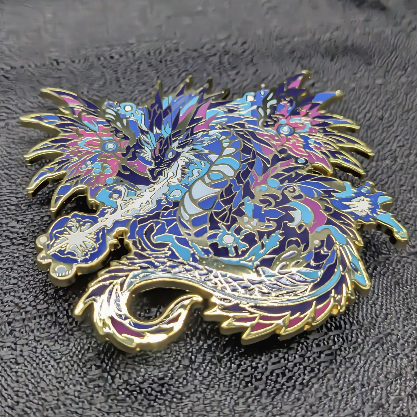 Volteus, The Plasma Dragon Enamel Pin (Dragon Aspects Vol.1)