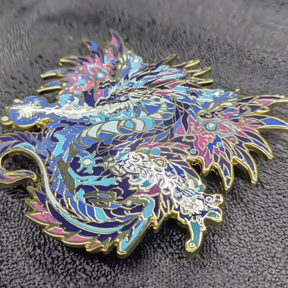 Volteus, The Plasma Dragon Enamel Pin (Dragon Aspects Vol.1)