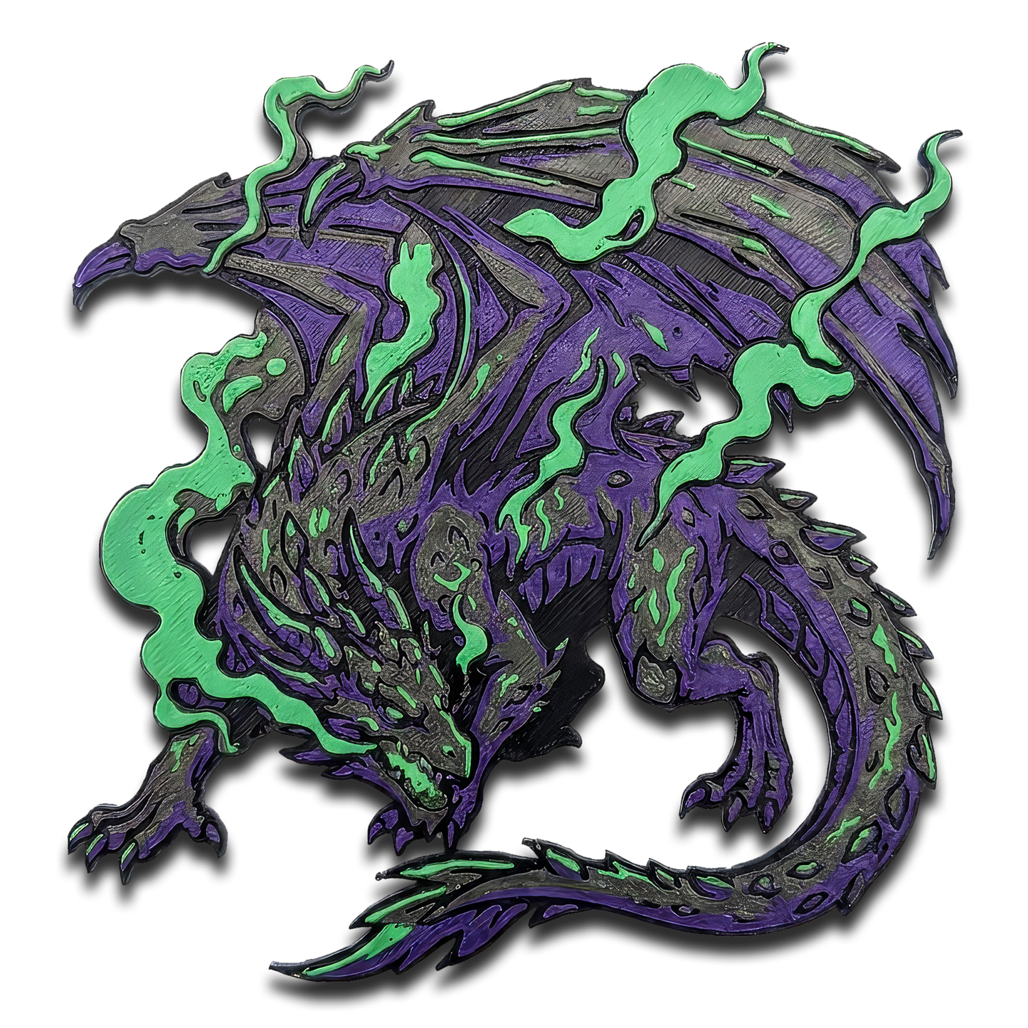 Poison Dragon Collectible Art Magnet
