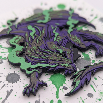 Poison Dragon Collectible Art Magnet