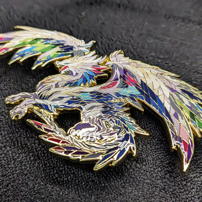 Xyloris, The Prismatic Dragon Enamel Pin (Dragon Aspects Vol.1)