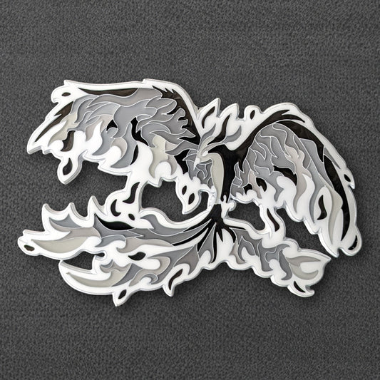 Shadow Phoenix Enamel Pin