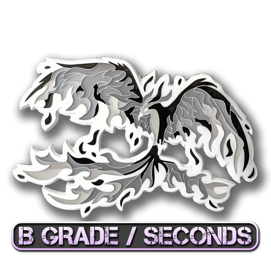 Shadow Phoenix Enamel Pin (B Grade)