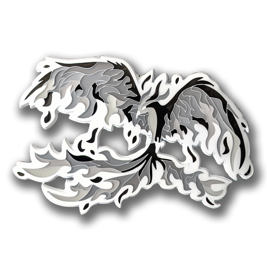 Shadow Phoenix Enamel Pin