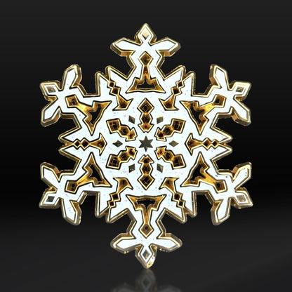 Snowflake Enamel Pin