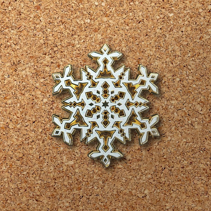 Snowflake Enamel Pin