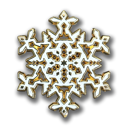 Snowflake Enamel Pin