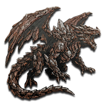 Stone Dragon Collectible Art Magnet