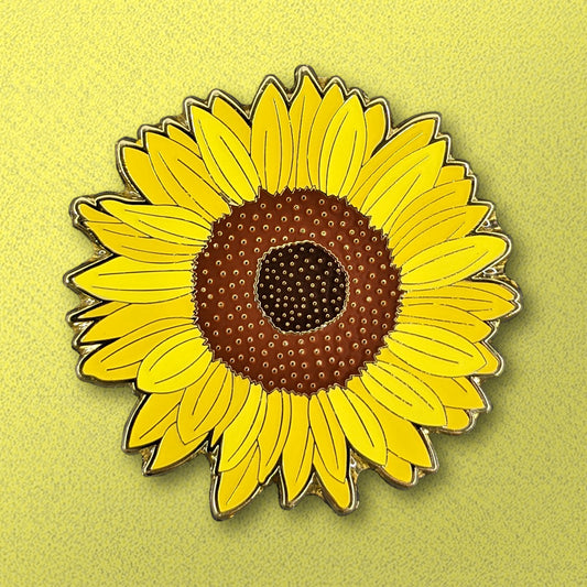 Sunflower Blossom Enamel Pin