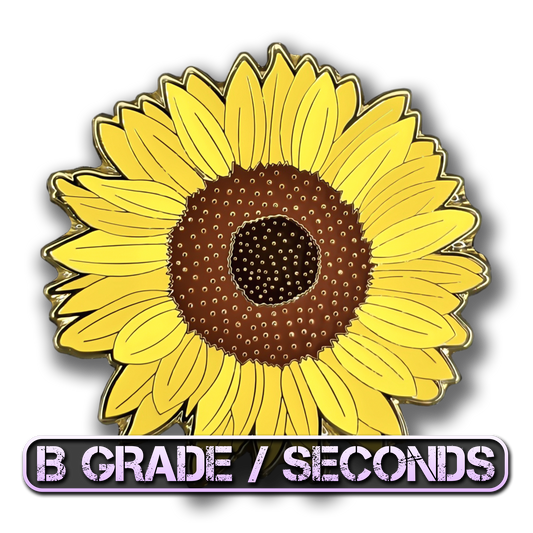 Sunflower Blossom Enamel Pin (B Grade)