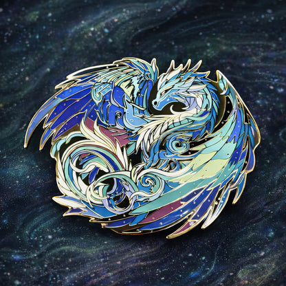 Veloris, The Aurora Dragon Enamel Pin (Dragon Aspects Vol.1)