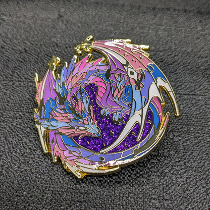 Void Dragon Enamel Pin