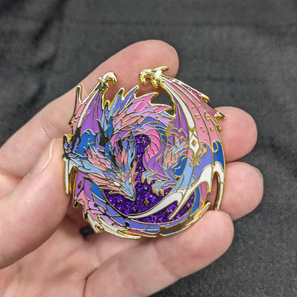Void Dragon Enamel Pin