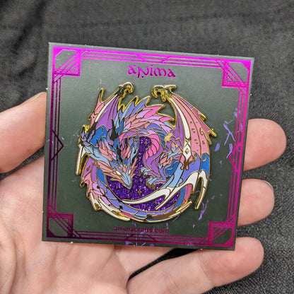 Void Dragon Enamel Pin