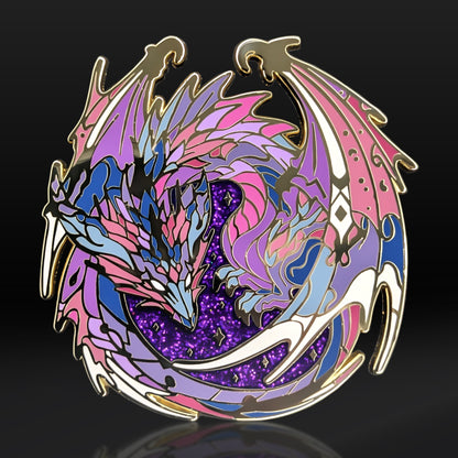 Void Dragon Enamel Pin