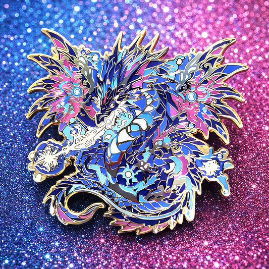 Volteus, The Plasma Dragon Enamel Pin (Dragon Aspects Vol.1)