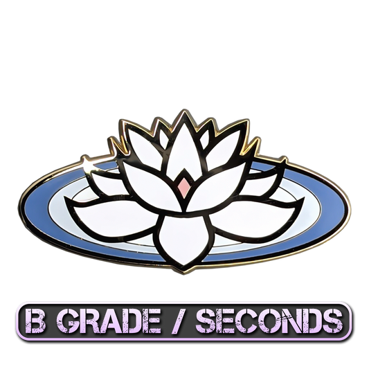 White Lotus Enamel Pin (B Grade)