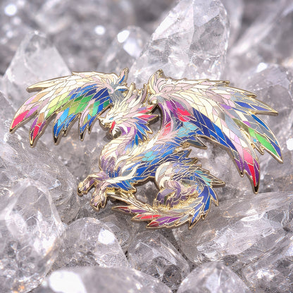 Xyloris, The Prismatic Dragon Enamel Pin (Dragon Aspects Vol.1)