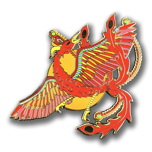 Zhuque - The Vermilion Bird Enamel Pin (LE500)