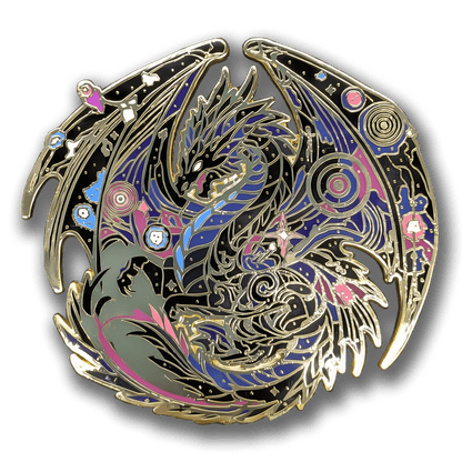 Atraxis, The Gravity Dragon Enamel Pin (Dragon Aspects Vol.1)