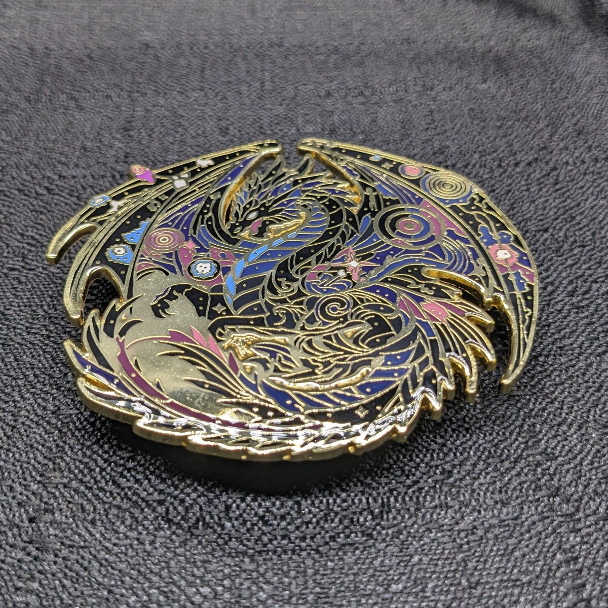 Atraxis, The Gravity Dragon Enamel Pin (Dragon Aspects Vol.1) (B Grade)