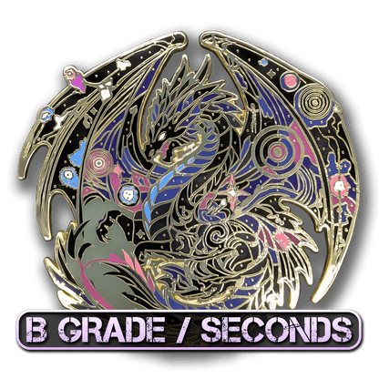 Atraxis, The Gravity Dragon Enamel Pin (Dragon Aspects Vol.1) (B Grade)