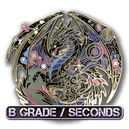 Atraxis, The Gravity Dragon Enamel Pin (Dragon Aspects Vol.1) (B Grade)