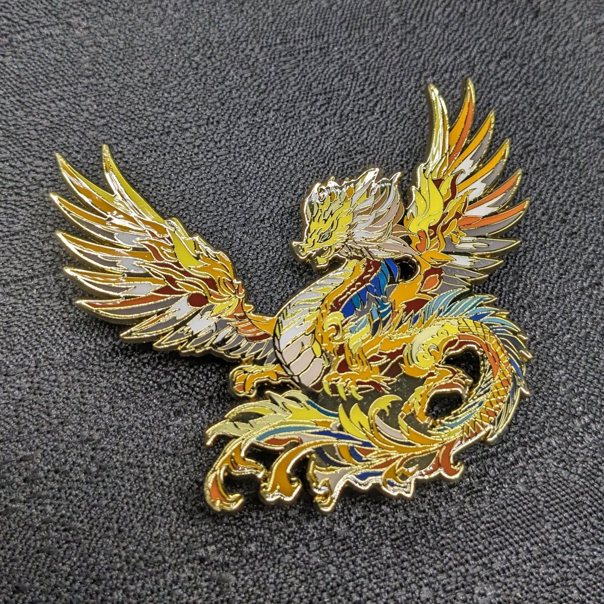 Aurelios, The Sun Dragon Enamel Pin (Dragon Aspects Vol.1) (B Grade)