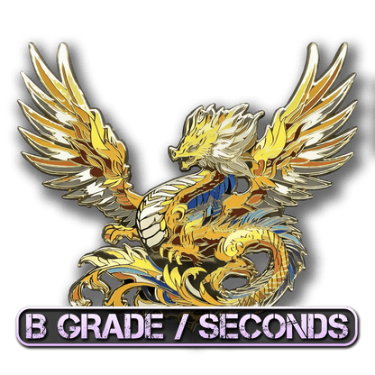 Aurelios, The Sun Dragon Enamel Pin (Dragon Aspects Vol.1) (B Grade)
