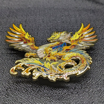 Aurelios, The Sun Dragon Enamel Pin (Dragon Aspects Vol.1) (B Grade)