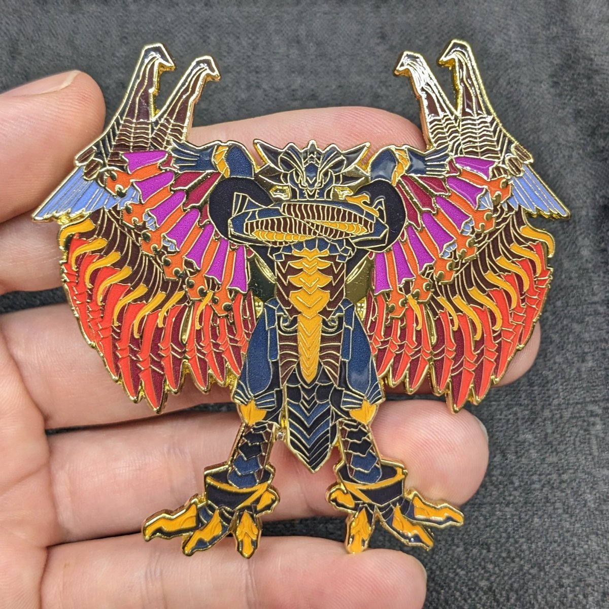 Bahamut Enamel Pin | Final Fantasy X (B Grade)