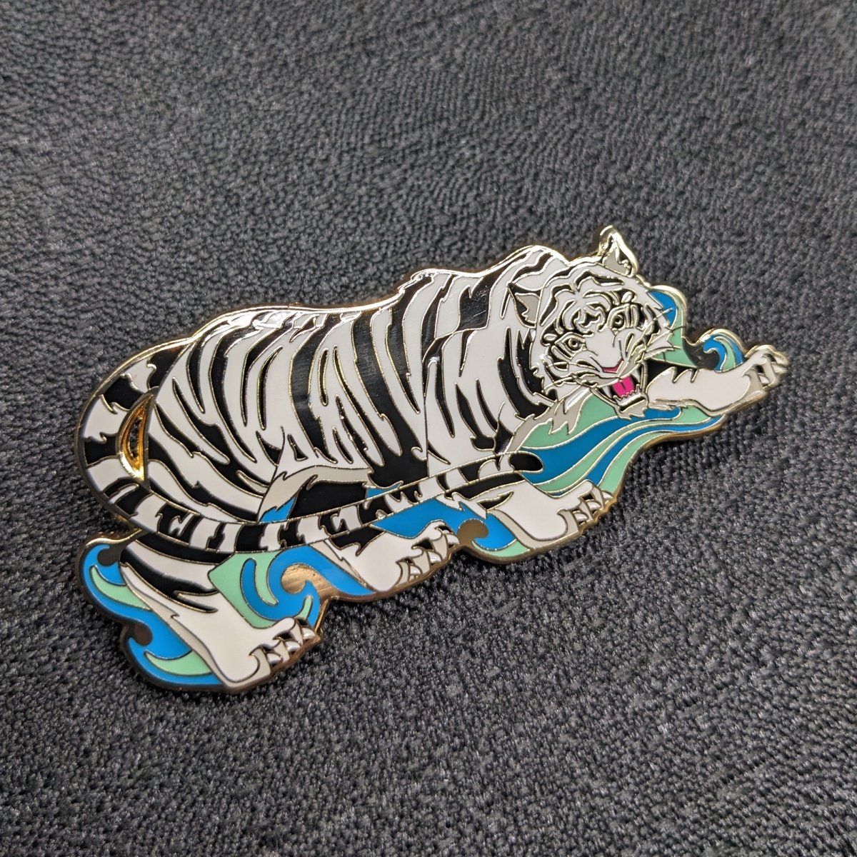 Baihu - The White Tiger Enamel Pin (LE500)