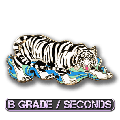 Baihu - The White Tiger Enamel Pin (LE500) (B Grade)