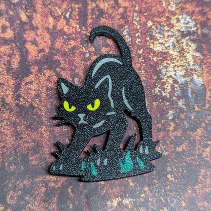 Black Cat Magnet (Halloween Magnet Set Vol.1)
