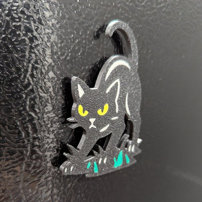 Black Cat Magnet (Halloween Magnet Set Vol.1)