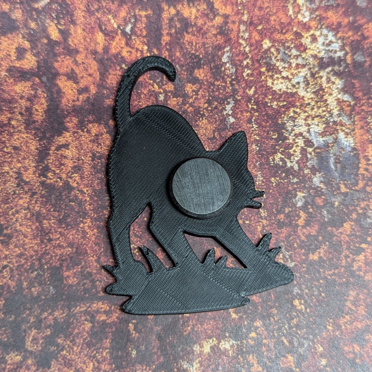 Black Cat Magnet (Halloween Magnet Set Vol.1)
